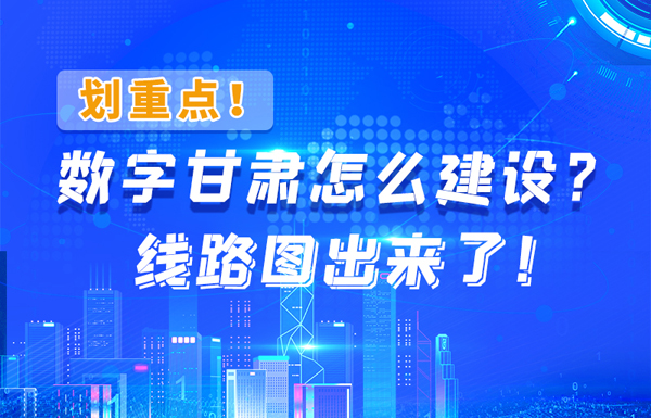 圖解|劃重點！數(shù)字甘肅怎么建設？線路圖出來了！