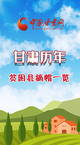 長(zhǎng)圖|75→0，一圖回顧甘肅貧困縣摘帽時(shí)間