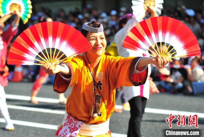 日本仙臺(tái)七夕祭。孫冉 攝