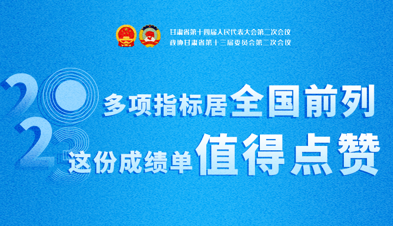 【聚焦2024甘肅兩會(huì)】3D海報(bào)|多項(xiàng)指標(biāo)居全國(guó)前列！甘肅這份成績(jī)單值得點(diǎn)贊