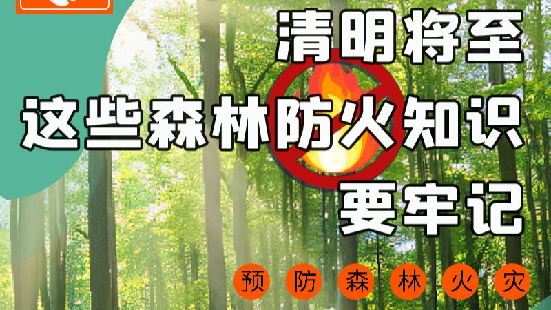 【甘快看】圖解|緊繃“安全弦”！清明，這些森林防火知識(shí)要牢記